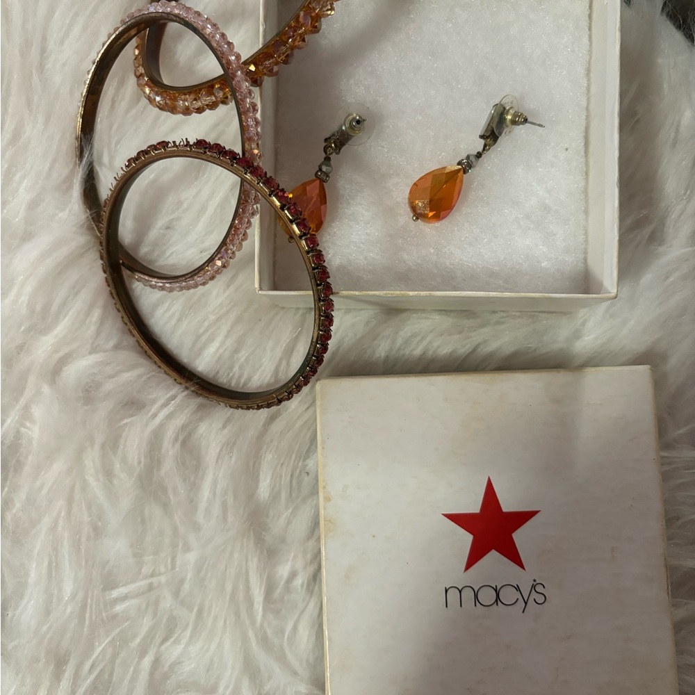 Bracelet Stack And Matching Earrings - image 6